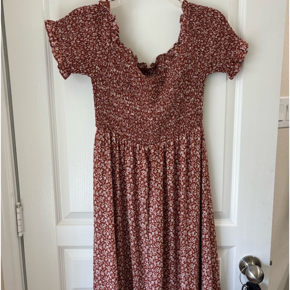 Francesca Red Dress high low